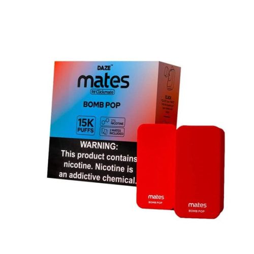 7Daze Clickmate Pre-Filled Pod 20mg bomb pop with packaging