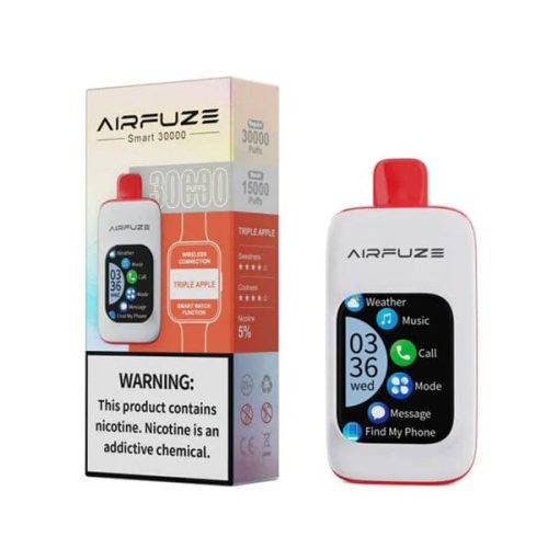 AIRFUZE Smart-Phone Disposable triple apple with packaging