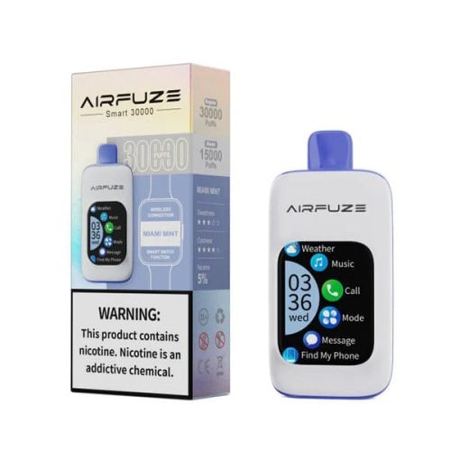 AIRFUZE Smart-Phone Disposable miami mint with packaging