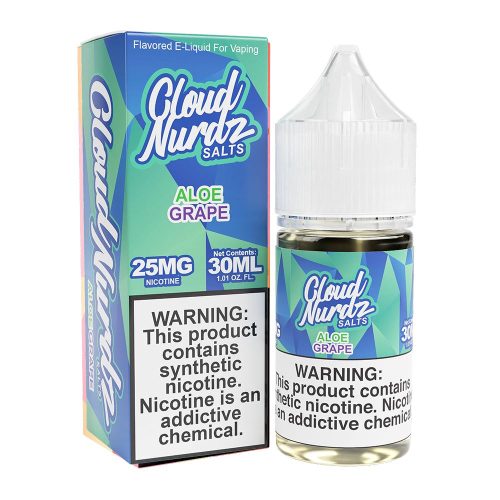 Aloe Grape | Cloud Nurdz Salts | 30mL | Bottle with Packaging