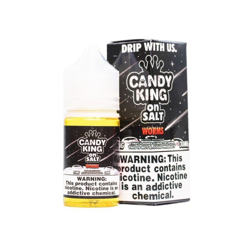 candy king on salt sour worm 30ml eliquid 312354