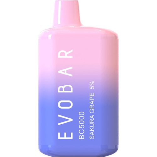 Evo Bar Disposable ET/BC5000 | 5000 Puff | 13mL | 5% Sakura Grape