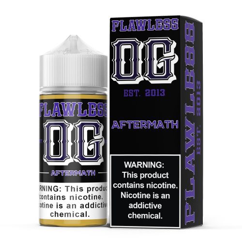 Aftermath by Flawless OG E-Liquid 100ml with packaging