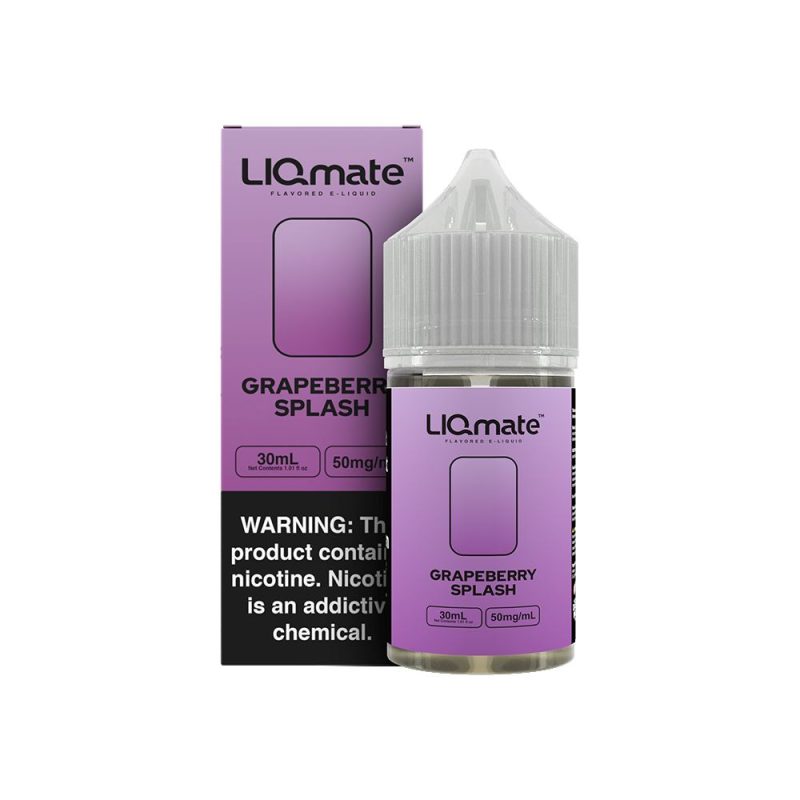 Grapeberry Splash Liqmate Series Salt Nic E-Juice by 7Daze 30mL 50mg with packaging