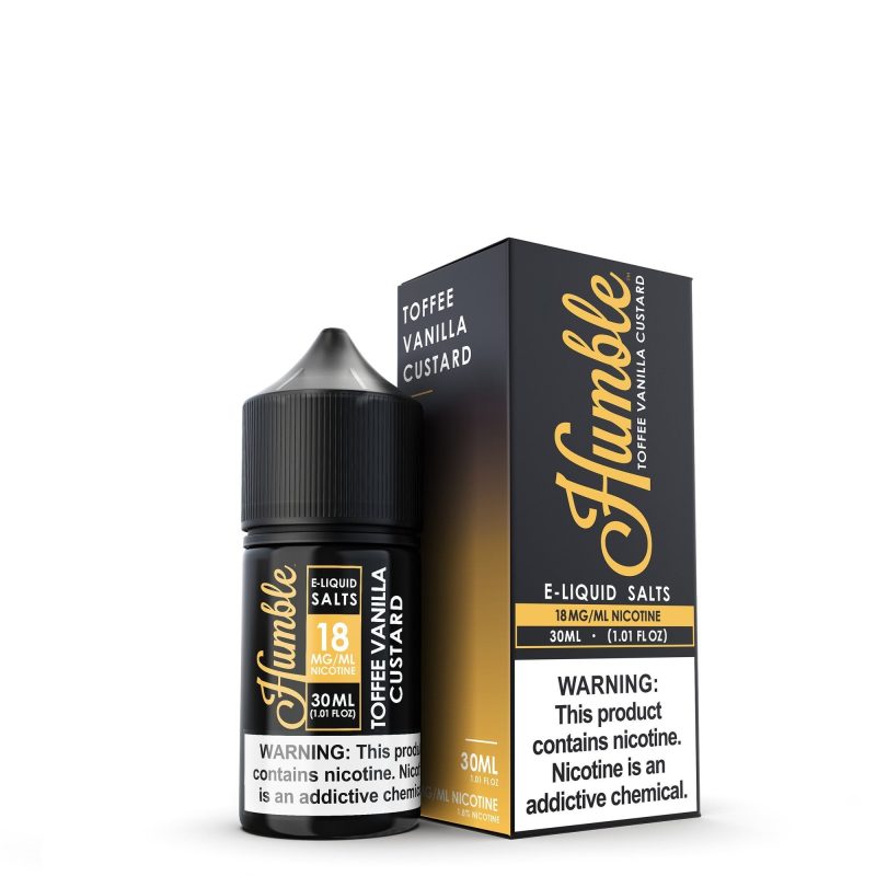 humble salts toffee vanilla custard 30ml eliquid 917945