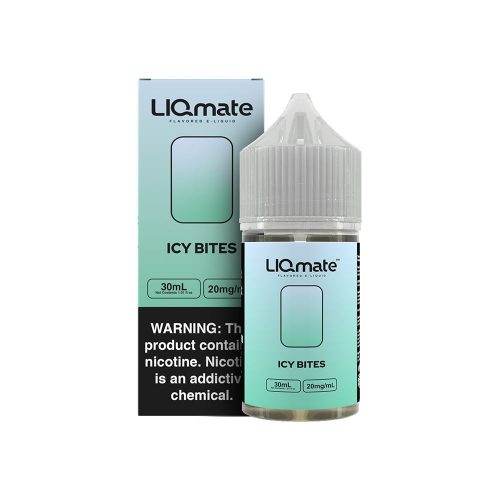 Icy Bites Liqmate Series Salt Nic E-Juice by 7Daze 30mL 20mg with packaging