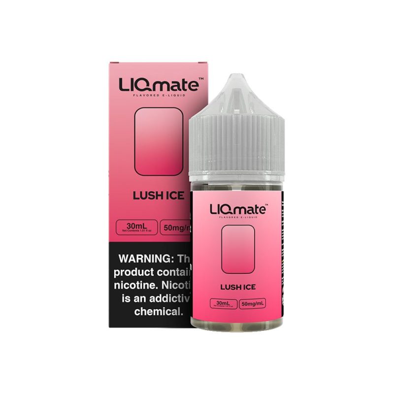 Lush Ice Liqmate Series Salt Nic E-Juice by 7Daze 30mL 50mg with packaging