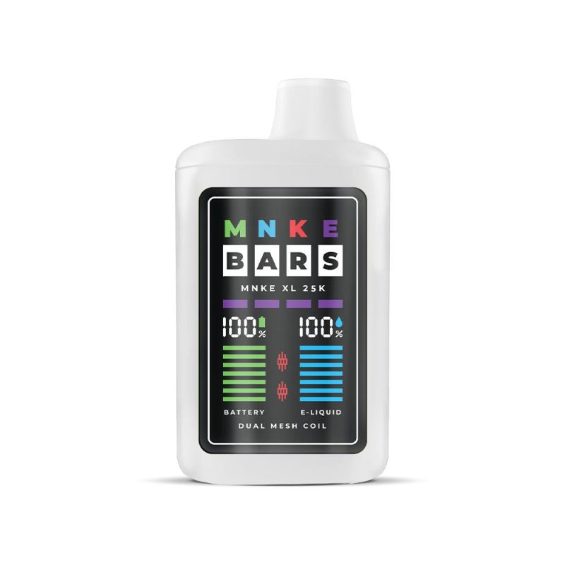 MNKE Bars XL ZERO Disposable - White Gummy