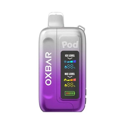 Ice-Nic Control 35000 Puffs Disposable E-Cig by Oxbar 50mg 14mL clear prism