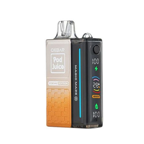 Magic Maze 2.0 ZERO Nicotine Pod Juice 30000 Puffs Disposable E-Cig by Oxbar 0mg 13mL jewel tobacco