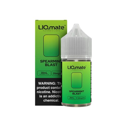 Spearmint Blast Liqmate Series Salt Nic E-Juice by 7Daze 30mL 20mg with packaging