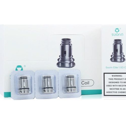 Suorin Elite Coils (3-Pack) 1.0 ohm with packaging