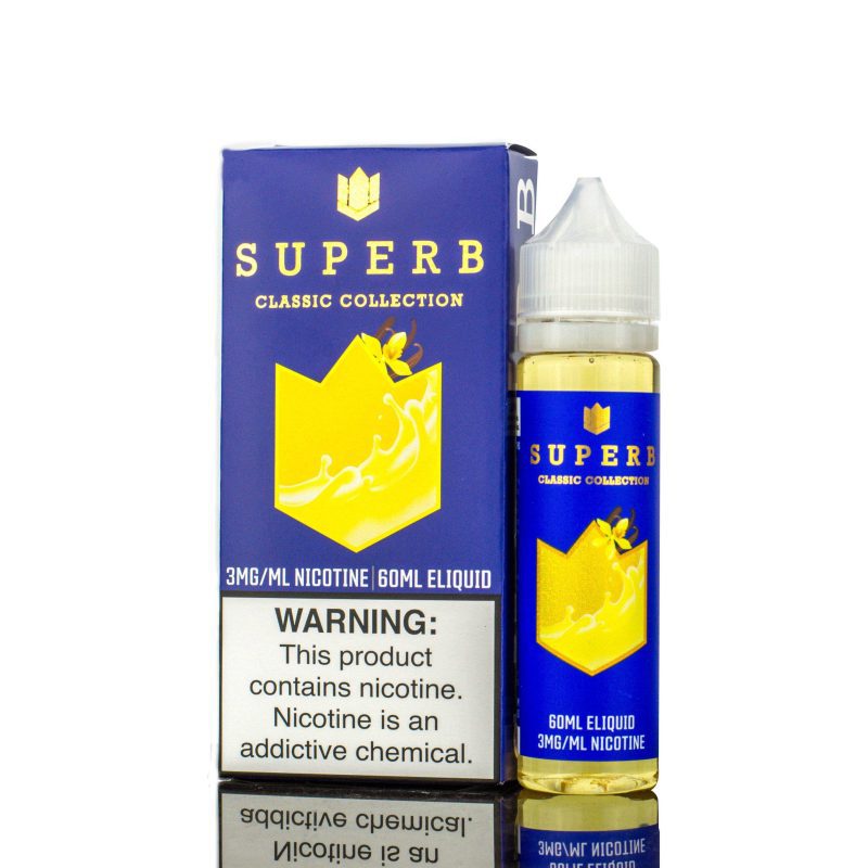 superb classic collection vanilla custard 60ml eliquid 647548