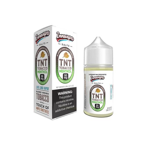 tnt tobacco menthol by innevape salt series 30ml 716496