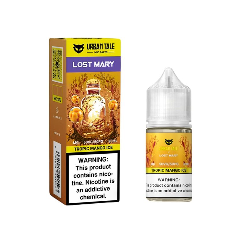 Tropical Mango Ice | Urban Tale Lost Mary Salts | 30mL with packaging