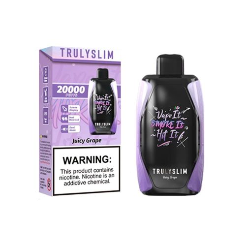 Truly Bar Trulyslim 20K Disposable Juicy Grape with packaging