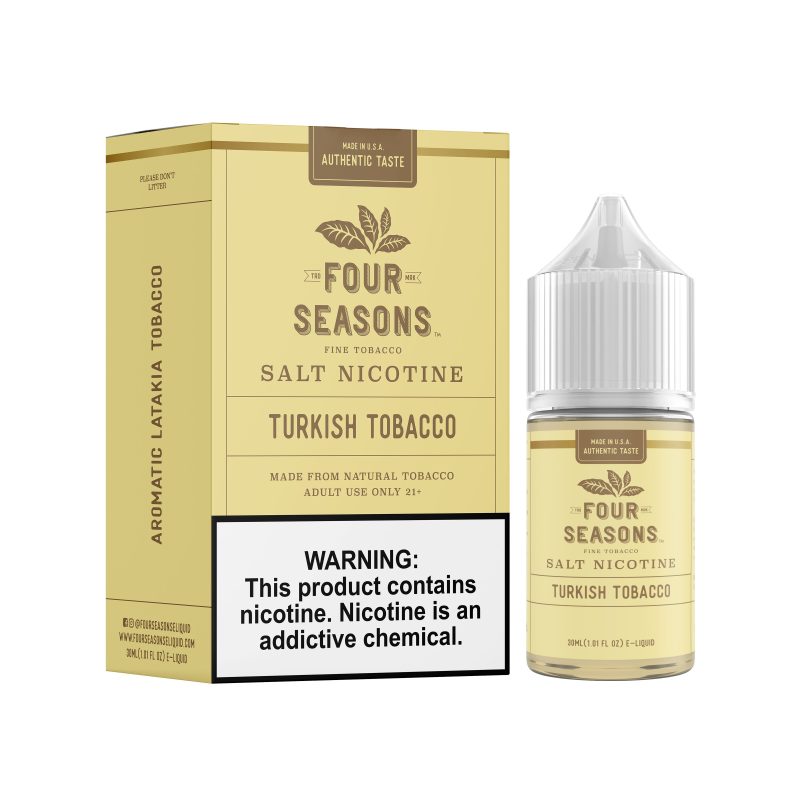 turkish tobacco by four seasons salt 30ml 861345