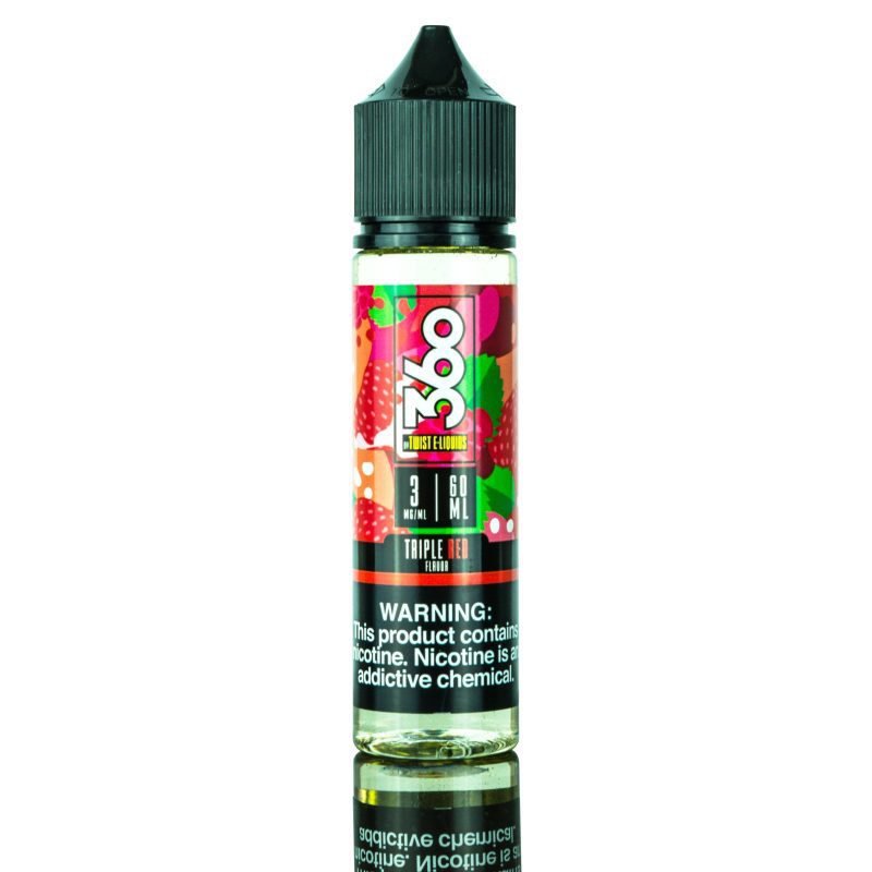 twist 360 triple red 60ml eliquid 698813