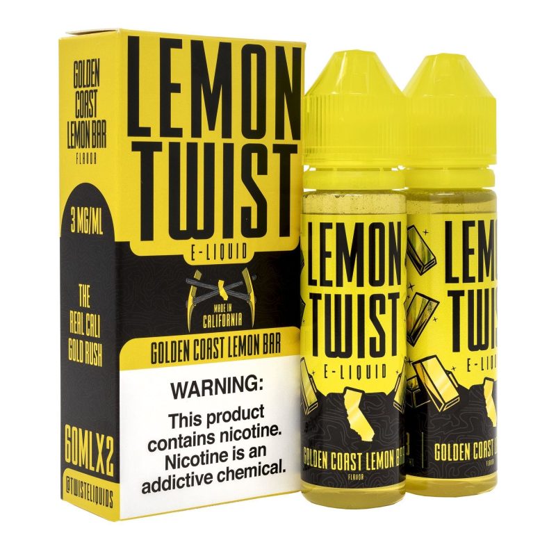 twist golden coast lemon bar 120ml eliquid 245396