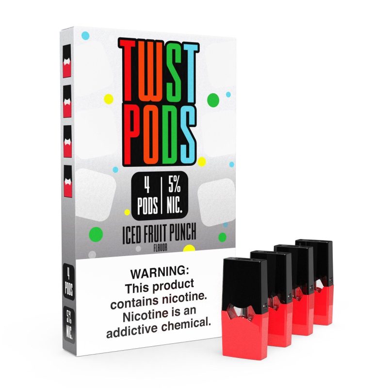 twst pods iced fruit punch juul compatible pods 5 pack 189919