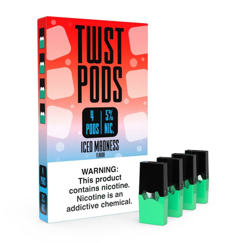 twst pods iced madness juul compatible pods 5 pack 862815