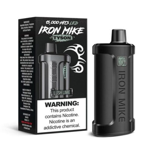 Tyson 2.0 Iron Mike Disposable lush lime with packaging