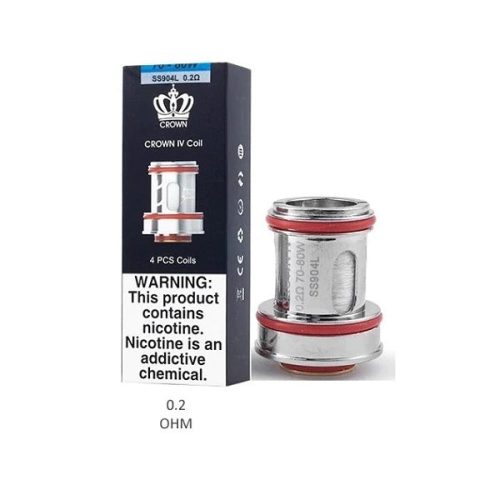 uwell crown 4 replacement coils pack of 4 100539