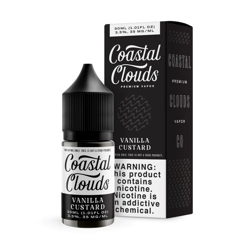 vanilla custard by coastal clouds salt tfn e liquid 860194