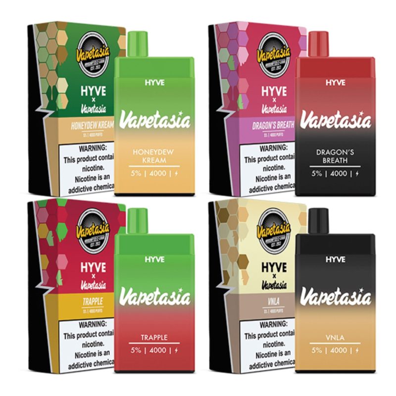 vapetasia hyve mesh disposable 4000 puffs 10ml 933970