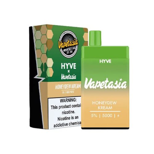 Vapetasia Hyve Mesh Disposable | 5000 Puffs | 12mL honeydew kream with packaging