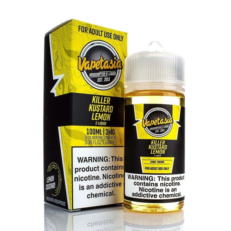 vapetasia killer kustard lemon 100ml eliquid 283133