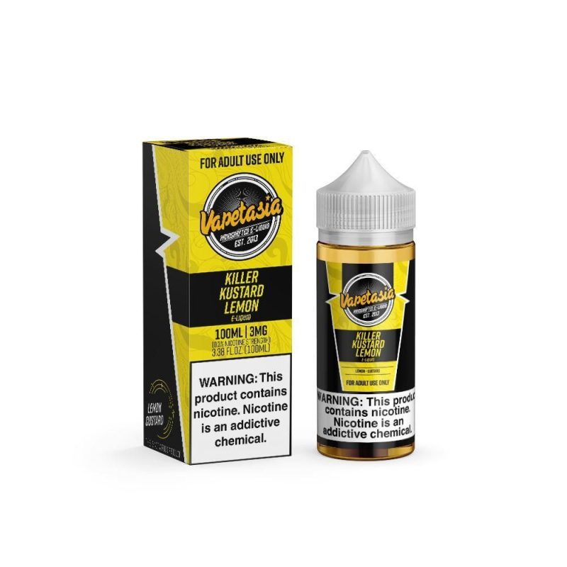 vapetasia killer kustard lemon 100ml eliquid 930690