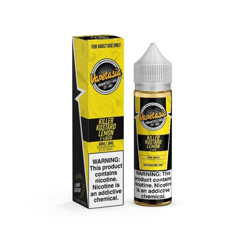 vapetasia killer kustard lemon 60ml eliquid 907559