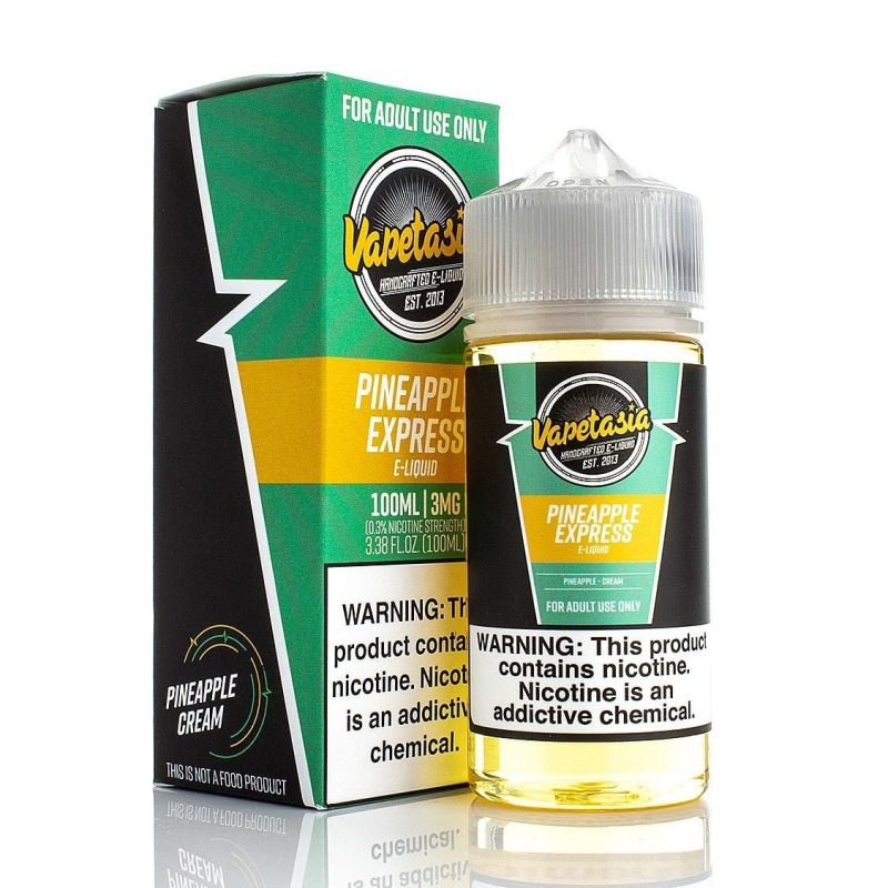 vapetasia pineapple express 100ml eliquid 729319