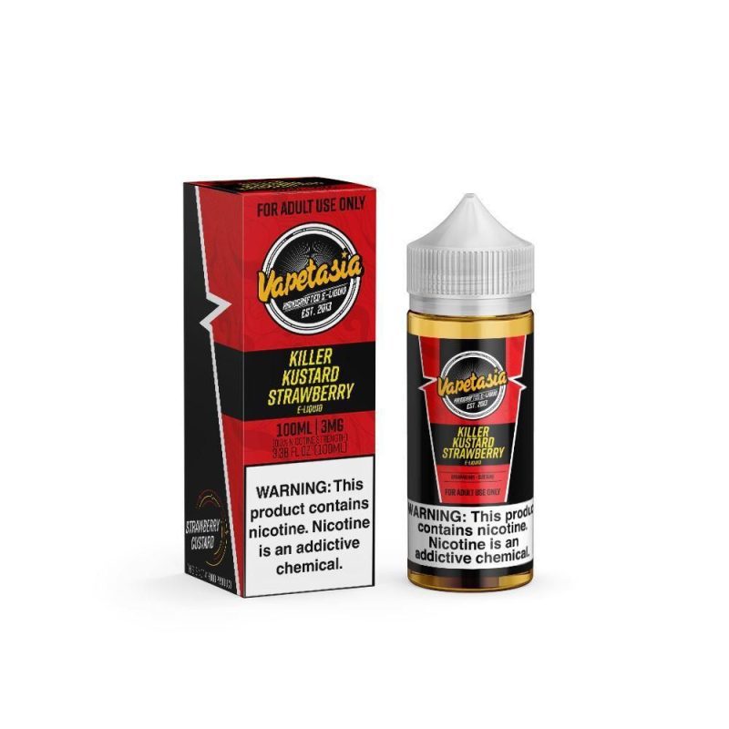 vapetasia strawberry killer kustard 100ml eliquid 901142