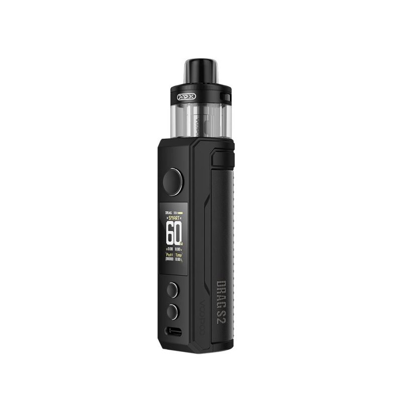 VooPoo Drag S2 Kit (Pod System) Spray Black