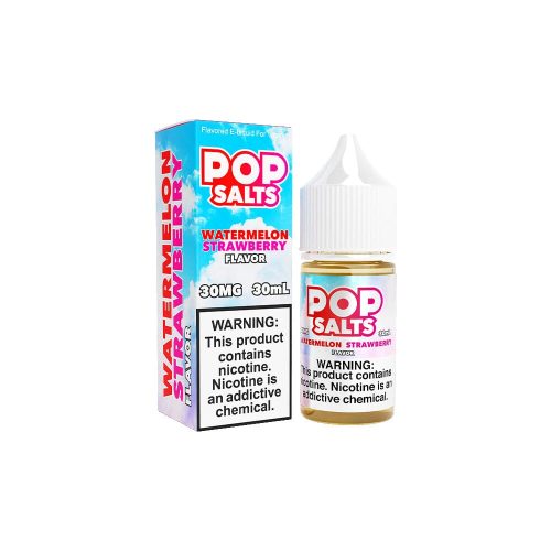 Watermelon Strawberry by Pop Salts E-Liquid 30mL Salt Nic