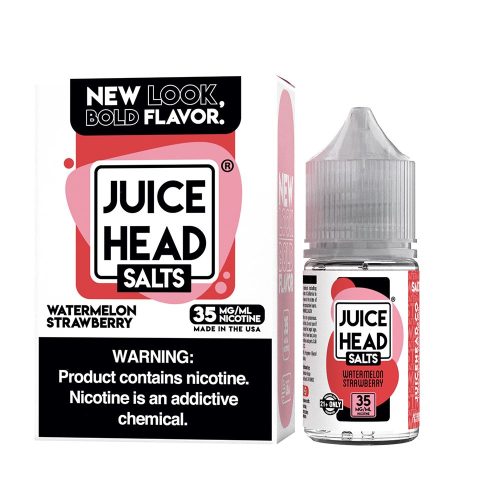 Watermelon Strawberry | Juice Head Salt | 30mL 35mg with Packaging