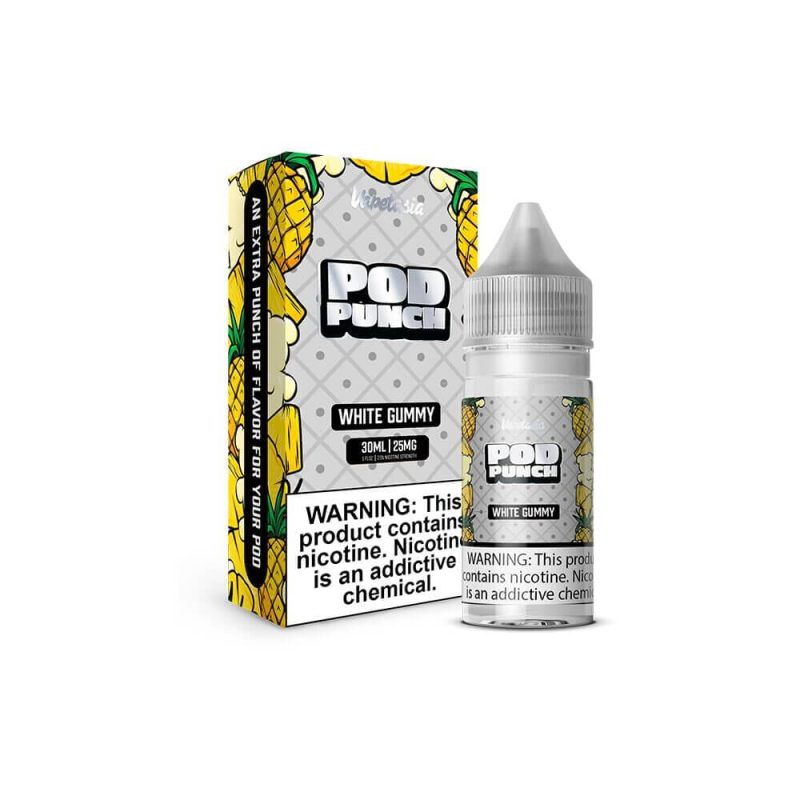 White Gummy | Vapetasia Salt | 30mL White Gummy with Packaging