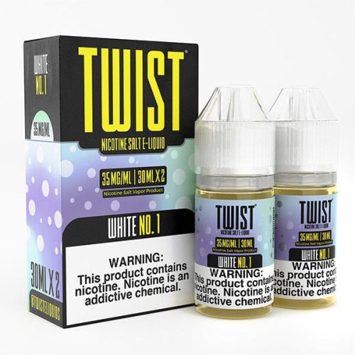 white no 1 by twist salt e liquid 60ml 332460