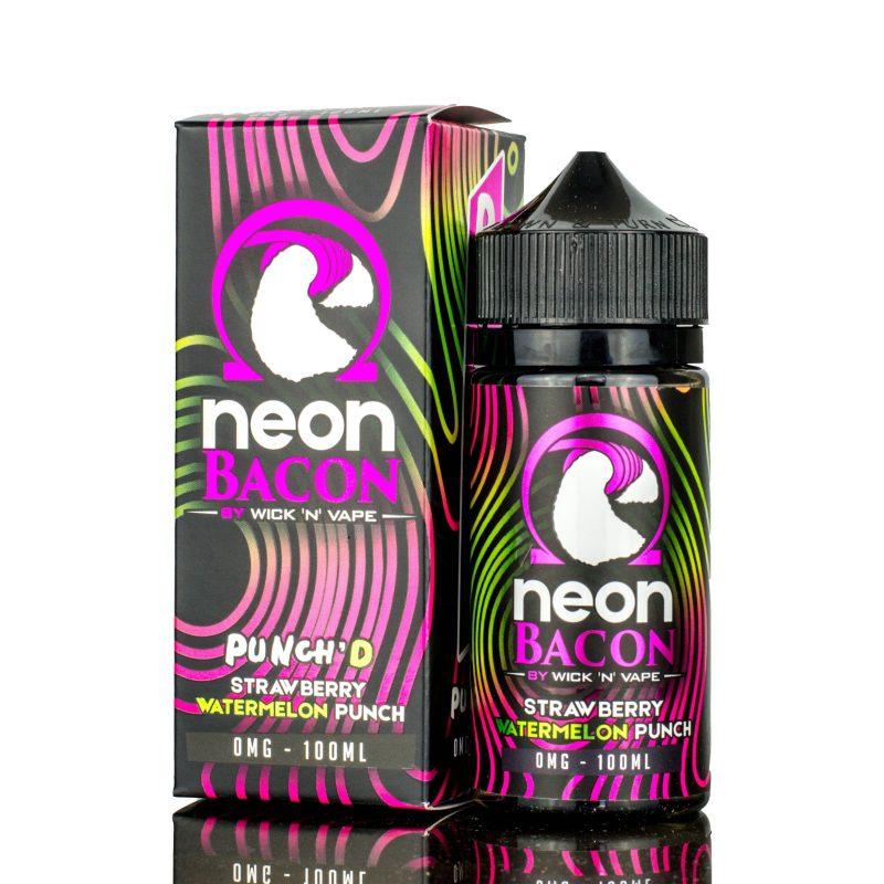 wick n vape neon bacon pink punchd eliquid 859613