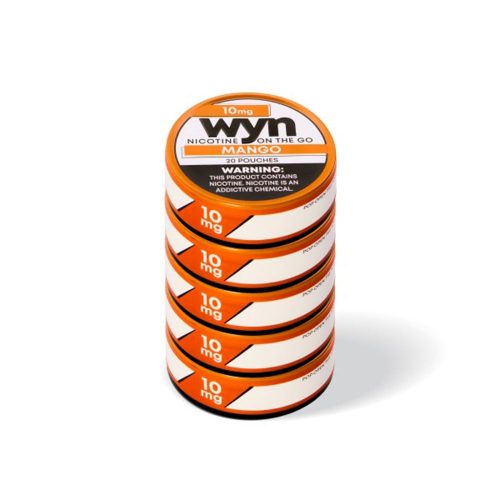 WYN Nicotine Pouches (20ct Can)(5-Can Pack) - Mango 10mg