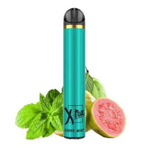 XTRA | Disposable 1500 Puffs (Individual) guava mint with background