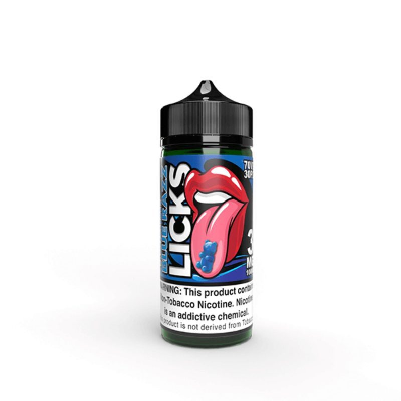 yummi blue raspberry by juice roll upz licks synthetic series 100ml 405796