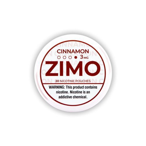 Zimo Nicotine Pouches (20ct Can)(5-Can Pack) Cinnamon 03mg (SAS)